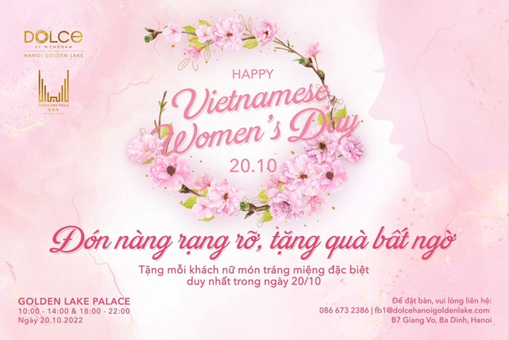 Đón 20/10 rực rỡ, nhận quà bất ngờ cùng Golden Lake Place