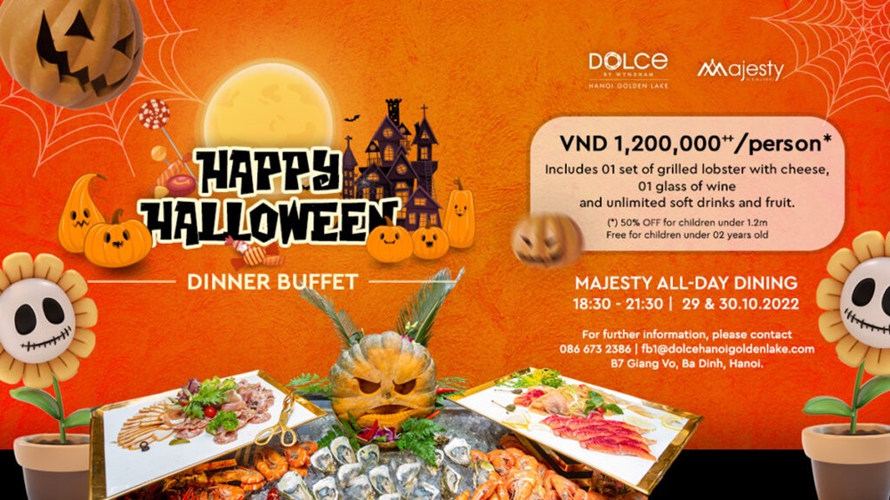 Đón Halloween cực chất tại Majesty All-day Dining chỉ từ 1.200.000++