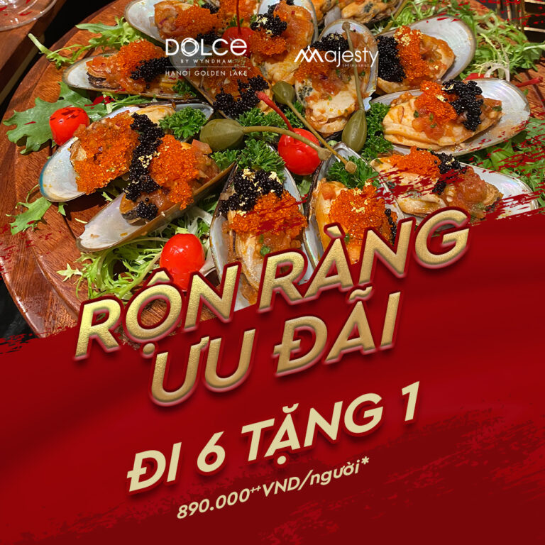 GET 1 FREE BUFFET 890,000++ FOR GROUP FROM 6 PEOPLE