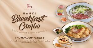 Hanoi breakfast combo chỉ với 299.000++VND