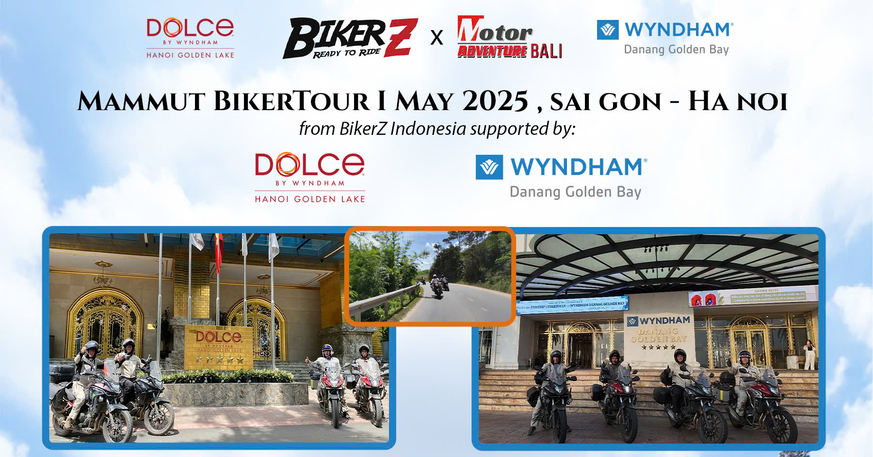 Dolce by Wyndham Hanoi Golden Lake đồng hành cùng MAMMUT BIKERTOUR I 2025