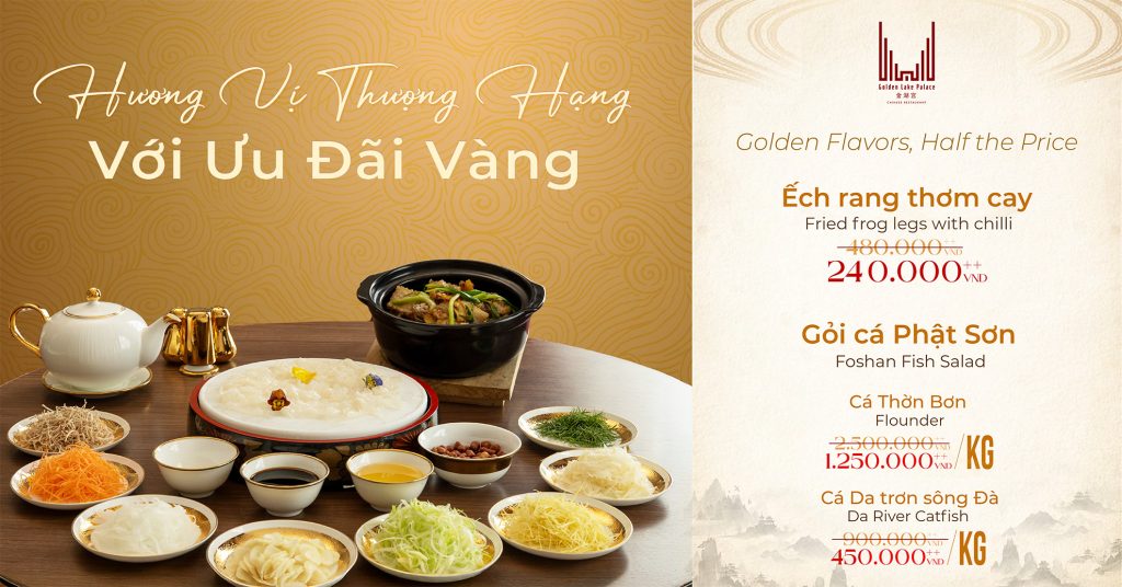 HƯƠNG VỊ THƯỢNG HẠNG VỚI ƯU ĐÃI VÀNG