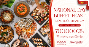 TIỆC BUFFET MỪNG QUỐC KHÁNH 2.9 – CHỈ VỚI 700.000++VND
