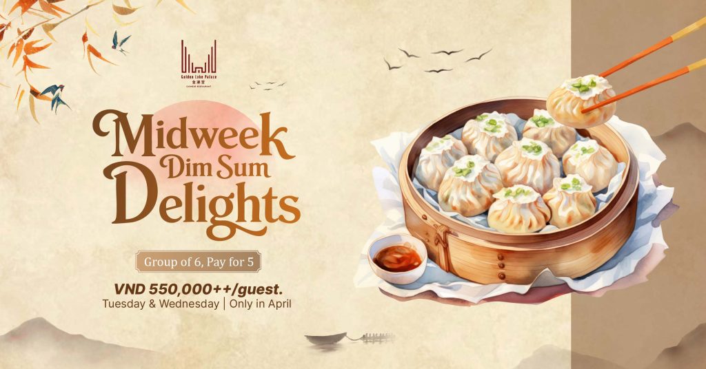 Tháng 4 ngập tràn ưu đãi, đi 6 tính tiền 5 tại nhà hàng Golden Lake Palace